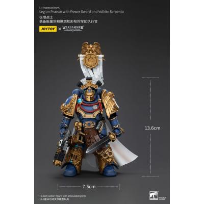 Warhammer The Horus Heresy Figura 1/18 Ultramarines Legion Praetor with Power Sword and Volkite Serpenta 20 cm