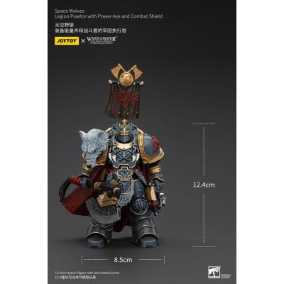 Warhammer The Horus Heresy Figura 1/18 Space Wolves Legion Praetor with Power Axe and Combat Shield 12 cm