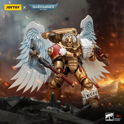 Warhammer 40,000 Figura 1/18 Blood Angels Sanguinary Guard with Encarmine Axe and Inferno Pistol 12 cm