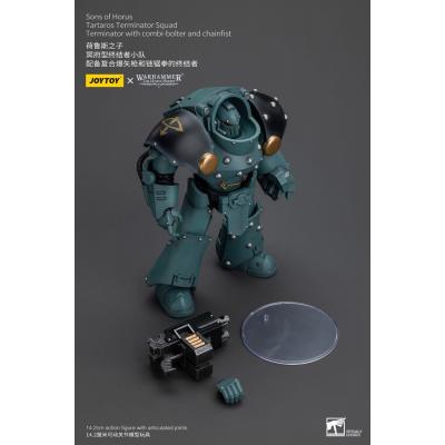Warhammer The Horus Heresy Figura 1/18 Tartaros Terminator Squad Terminator With Combi-Bolter And Chainfist 12 cm