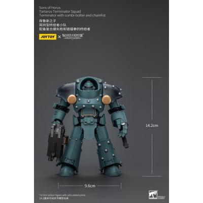 Warhammer The Horus Heresy Figura 1/18 Tartaros Terminator Squad Terminator With Combi-Bolter And Chainfist 12 cm