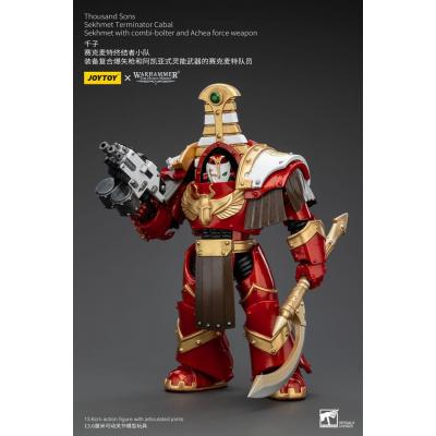 Warhammer The Horus Heresy Figura 1/18 Thousand Sons Sekhmet Terminator Cabal Sekhmet with Combi-Bolter and Achea Force Weapon 1
