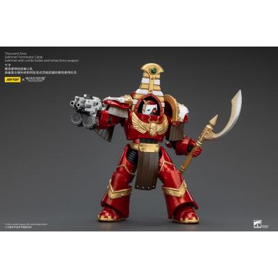 Warhammer The Horus Heresy Figura 1/18 Thousand Sons Sekhmet Terminator Cabal Sekhmet with Combi-Bolter and Achea Force Weapon 1