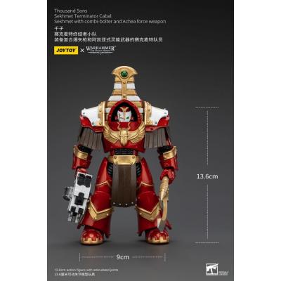 Warhammer The Horus Heresy Figura 1/18 Thousand Sons Sekhmet Terminator Cabal Sekhmet with Combi-Bolter and Achea Force Weapon 1