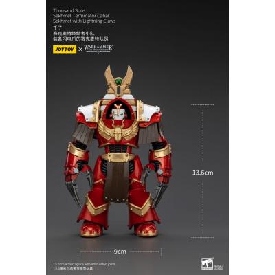 Warhammer The Horus Heresy Figura 1/18 Thousand Sons Sekhmet Terminator Cabal Sekhmet with Lightning Claws 14 cm