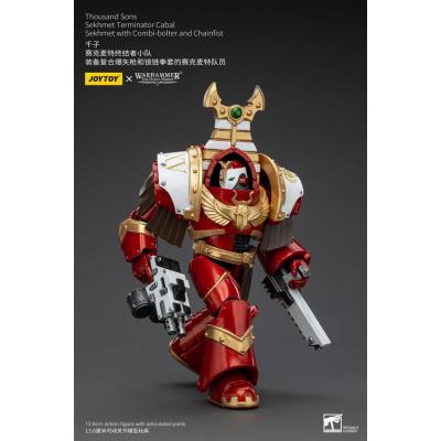 Warhammer The Horus Heresy Figura 1/18 Thousand Sons Sekhmet Terminator Cabal Sekhmet with Combi-Bolter and Chainfist 14 cm