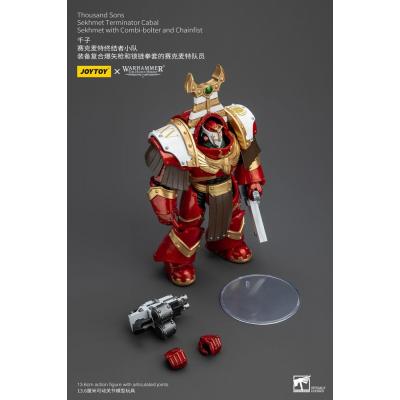 Warhammer The Horus Heresy Figura 1/18 Thousand Sons Sekhmet Terminator Cabal Sekhmet with Combi-Bolter and Chainfist 14 cm