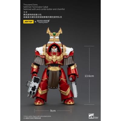 Warhammer The Horus Heresy Figura 1/18 Thousand Sons Sekhmet Terminator Cabal Sekhmet with Combi-Bolter and Chainfist 14 cm