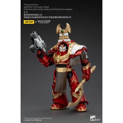 Warhammer The Horus Heresy Figura 1/18 Thousand Sons Sekhmet Terminator Cabal Sekhmet with Combi-Melta and Achea Force Weapon 14