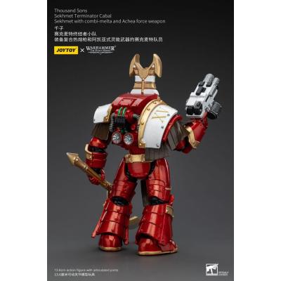 Warhammer The Horus Heresy Figura 1/18 Thousand Sons Sekhmet Terminator Cabal Sekhmet with Combi-Melta and Achea Force Weapon 14
