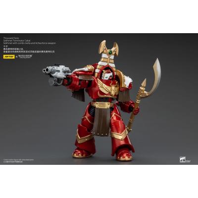 Warhammer The Horus Heresy Figura 1/18 Thousand Sons Sekhmet Terminator Cabal Sekhmet with Combi-Melta and Achea Force Weapon 14