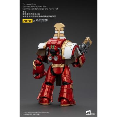 Warhammer The Horus Heresy Figura 1/18 Thousand Sons Sekhmet Terminator Cabal Sekhmet Volkite Charger and Power Fist 14 cm