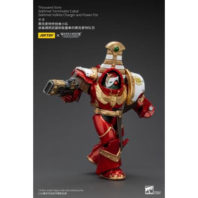 Warhammer The Horus Heresy Figura 1/18 Thousand Sons Sekhmet Terminator Cabal Sekhmet Volkite Charger and Power Fist 14 cm