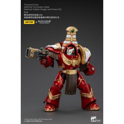 Warhammer The Horus Heresy Figura 1/18 Thousand Sons Sekhmet Terminator Cabal Sekhmet Volkite Charger and Power Fist 14 cm