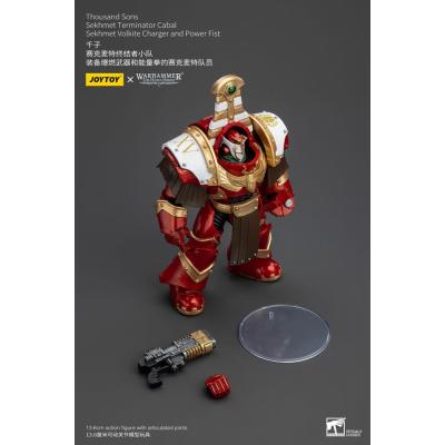Warhammer The Horus Heresy Figura 1/18 Thousand Sons Sekhmet Terminator Cabal Sekhmet Volkite Charger and Power Fist 14 cm