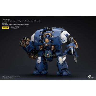 Warhammer The Horus Heresy Figura 1/18 Ultramarines Leviathan Dreadnought with Cyclonic Melta Lance And Siege Claws 29 cm 14 cm