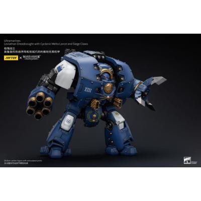 Warhammer The Horus Heresy Figura 1/18 Ultramarines Leviathan Dreadnought with Cyclonic Melta Lance And Siege Claws 29 cm 14 cm