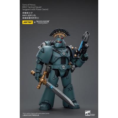 Warhammer The Horus Heresy Figura 1/18 Sons of Horus MKVI Tactical Squad Sergeant with Power Sword 12 cm