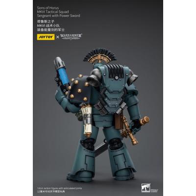 Warhammer The Horus Heresy Figura 1/18 Sons of Horus MKVI Tactical Squad Sergeant with Power Sword 12 cm