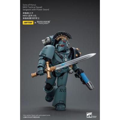 Warhammer The Horus Heresy Figura 1/18 Sons of Horus MKVI Tactical Squad Sergeant with Power Sword 12 cm