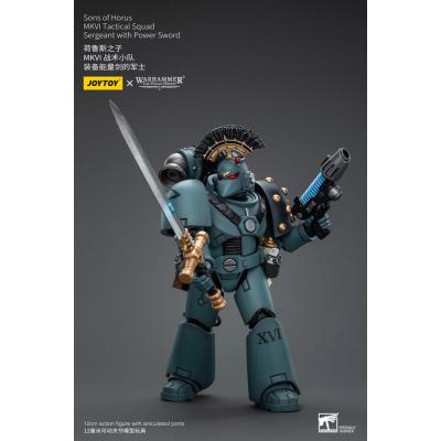 Warhammer The Horus Heresy Figura 1/18 Sons of Horus MKVI Tactical Squad Sergeant with Power Sword 12 cm