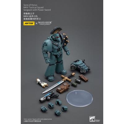 Warhammer The Horus Heresy Figura 1/18 Sons of Horus MKVI Tactical Squad Sergeant with Power Sword 12 cm