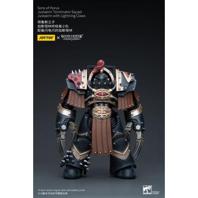 Warhammer The Horus Heresy Figura 1/18 Sons of Horus Justaerin Terminator Squad Justaerin with Lightning Claws 12 cm