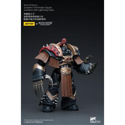 Warhammer The Horus Heresy Figura 1/18 Sons of Horus Justaerin Terminator Squad Justaerin with Lightning Claws 12 cm