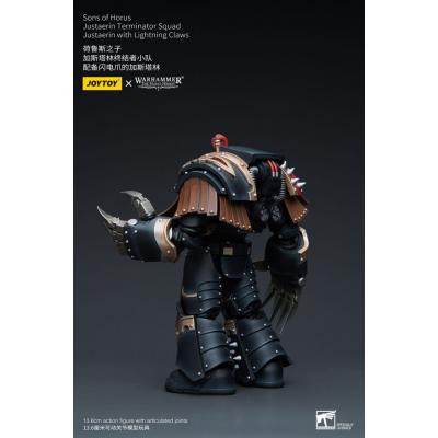 Warhammer The Horus Heresy Figura 1/18 Sons of Horus Justaerin Terminator Squad Justaerin with Lightning Claws 12 cm
