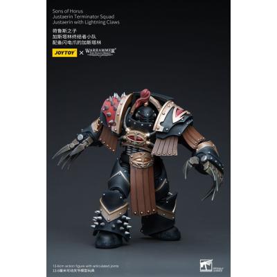 Warhammer The Horus Heresy Figura 1/18 Sons of Horus Justaerin Terminator Squad Justaerin with Lightning Claws 12 cm