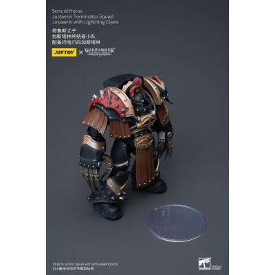 Warhammer The Horus Heresy Figura 1/18 Sons of Horus Justaerin Terminator Squad Justaerin with Lightning Claws 12 cm