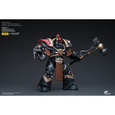 Warhammer The Horus Heresy Figura 1/18 Sons of Horus Justaerin Terminator Squad Justaerin with Thunder Hammer 12 cm