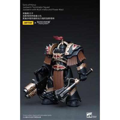 Warhammer The Horus Heresy Figura 1/18 Sons of Horus Justaerin Terminator Squad Justaerin with Multi-melta and Power MauL 12 cm