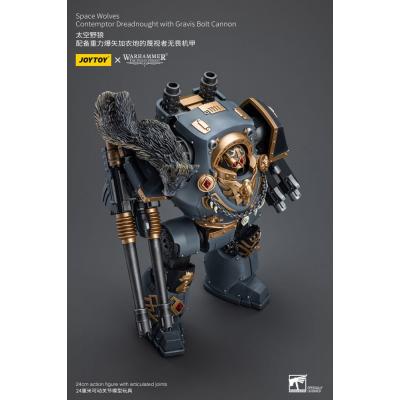 Warhammer The Horus Heresy Figura 1/18 Space Wolves Contemptor Dreadnought with Gravis Bolt Cannon 12 cm