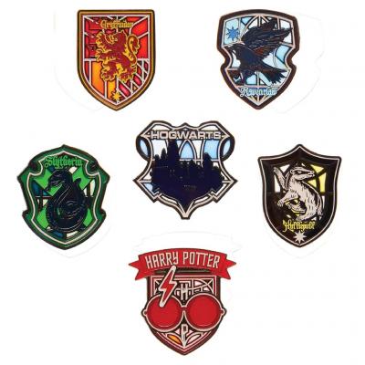 Harry Potter Loungefly Chapas esmaltadas Stained Glass Expositor (12)