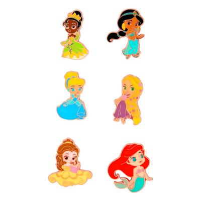 Disney Loungefly POP! Pin Chapas esmaltadas Princess Chibi 4 cm Surtido (12)