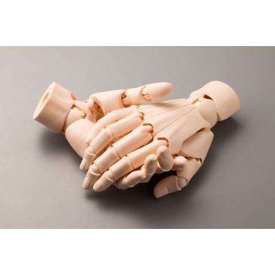 Takahiro Kagami Artist Support Item Hand PVC 1/1 Model/L Pale Orange 21 cm