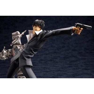 Trigun Badlands Rumble Estatua ARTFX J 1/8 Nicholas D. Wolfwood Renewal Package Version 20 cm
