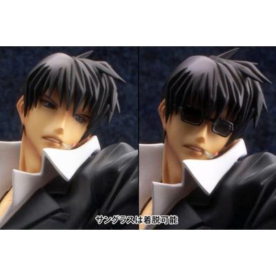 Trigun Badlands Rumble Estatua ARTFX J 1/8 Nicholas D. Wolfwood Renewal Package Version 20 cm