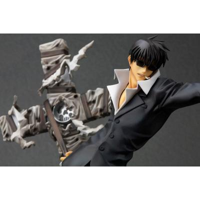 Trigun Badlands Rumble Estatua ARTFX J 1/8 Nicholas D. Wolfwood Renewal Package Version 20 cm