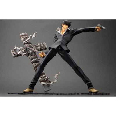 Trigun Badlands Rumble Estatua ARTFX J 1/8 Nicholas D. Wolfwood Renewal Package Version 20 cm