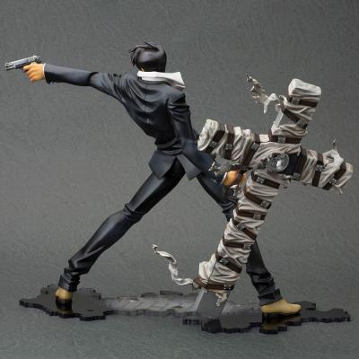Trigun Badlands Rumble Estatua ARTFX J 1/8 Nicholas D. Wolfwood Renewal Package Version 20 cm