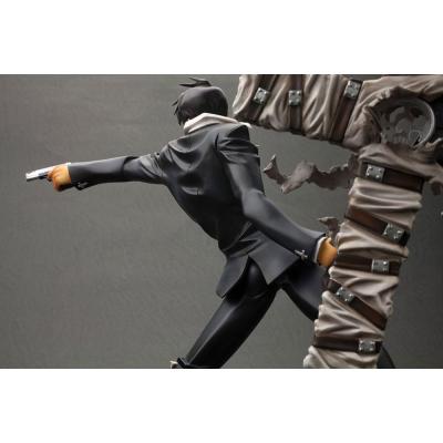 Trigun Badlands Rumble Estatua ARTFX J 1/8 Nicholas D. Wolfwood Renewal Package Version 20 cm