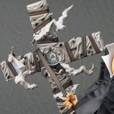 Trigun Badlands Rumble Estatua ARTFX J 1/8 Nicholas D. Wolfwood Renewal Package Version 20 cm