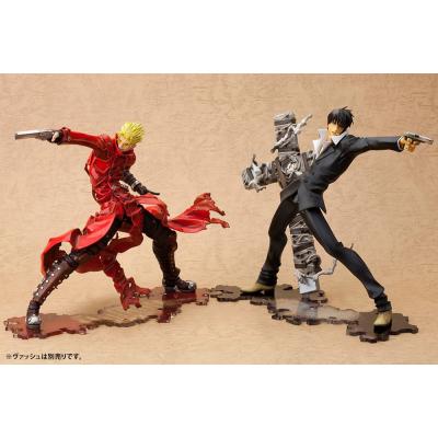 Trigun Badlands Rumble Estatua ARTFX J 1/8 Nicholas D. Wolfwood Renewal Package Version 20 cm