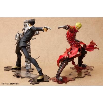 Trigun Badlands Rumble Estatua ARTFX J 1/8 Nicholas D. Wolfwood Renewal Package Version 20 cm