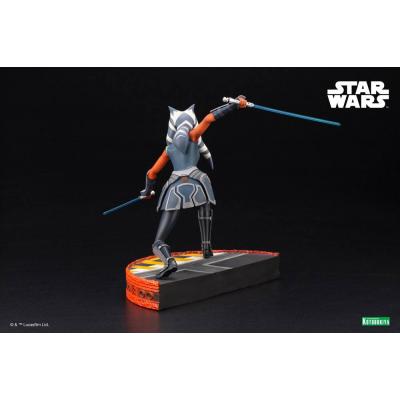 Star Wars The Clone Wars Estatua PVC ARTFX 1/7 Ahsoka Tano Escape from the Clones 24 cm
