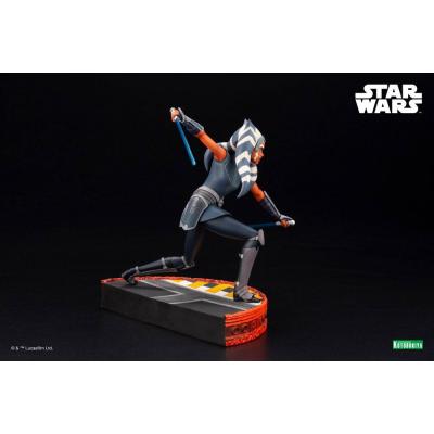 Star Wars The Clone Wars Estatua PVC ARTFX 1/7 Ahsoka Tano Escape from the Clones 24 cm