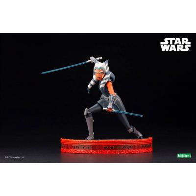 Star Wars The Clone Wars Estatua PVC ARTFX 1/7 Ahsoka Tano Escape from the Clones 24 cm