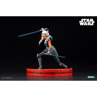 Star Wars The Clone Wars Estatua PVC ARTFX 1/7 Ahsoka Tano Escape from the Clones 24 cm